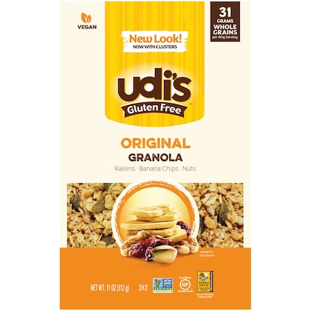 Udis Udi Gluten Free Granola Original 12 oz., PK6 069899780617